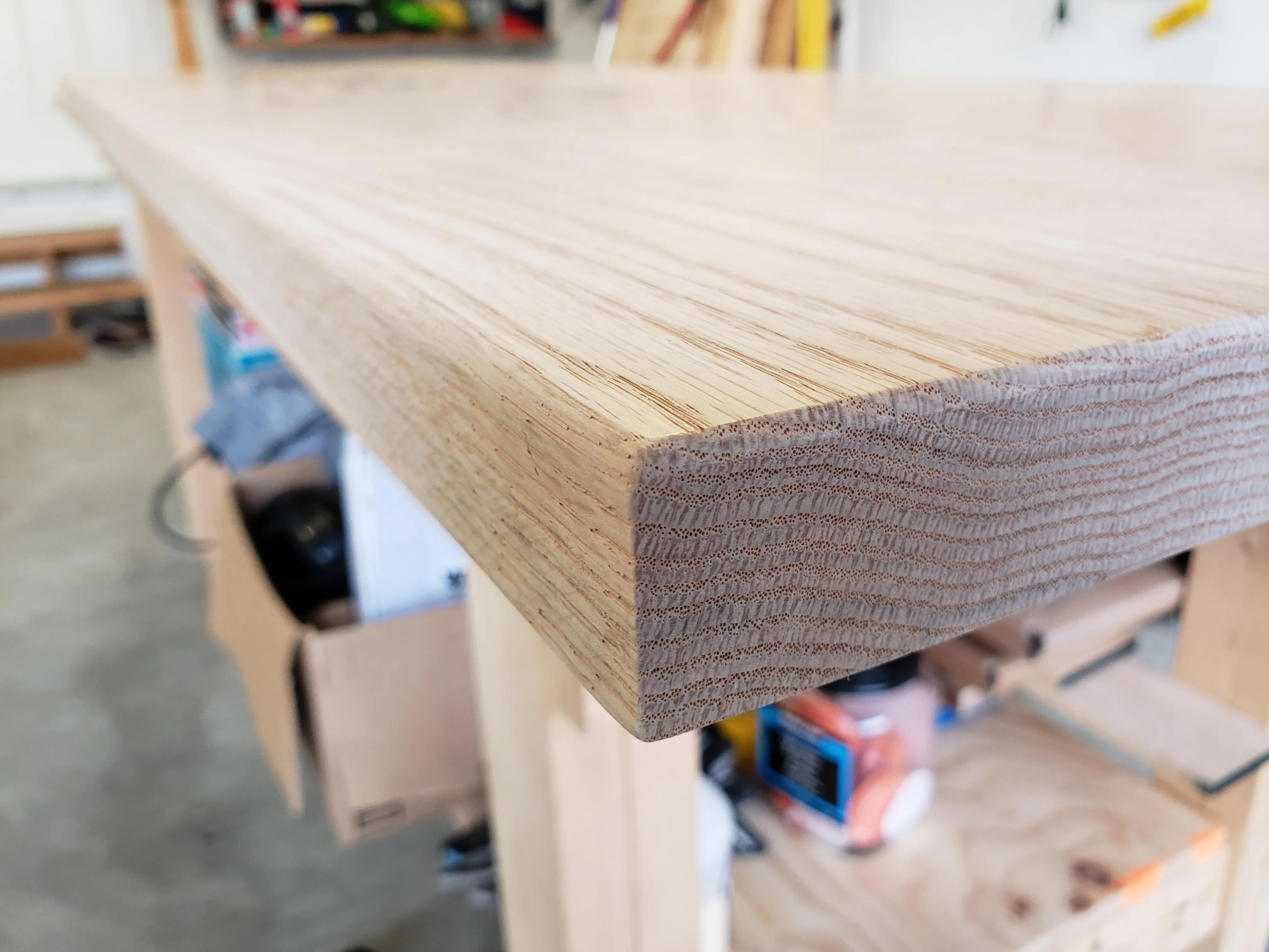 Routed edge detail