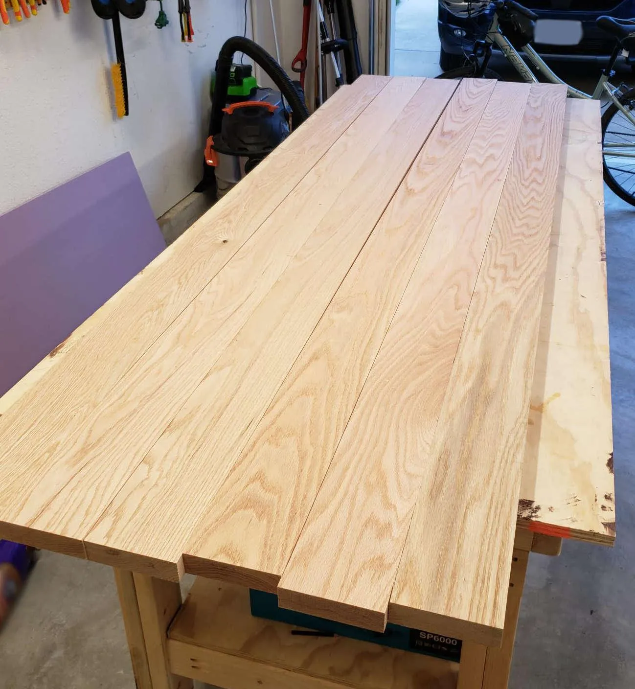 Dry fitting the boards