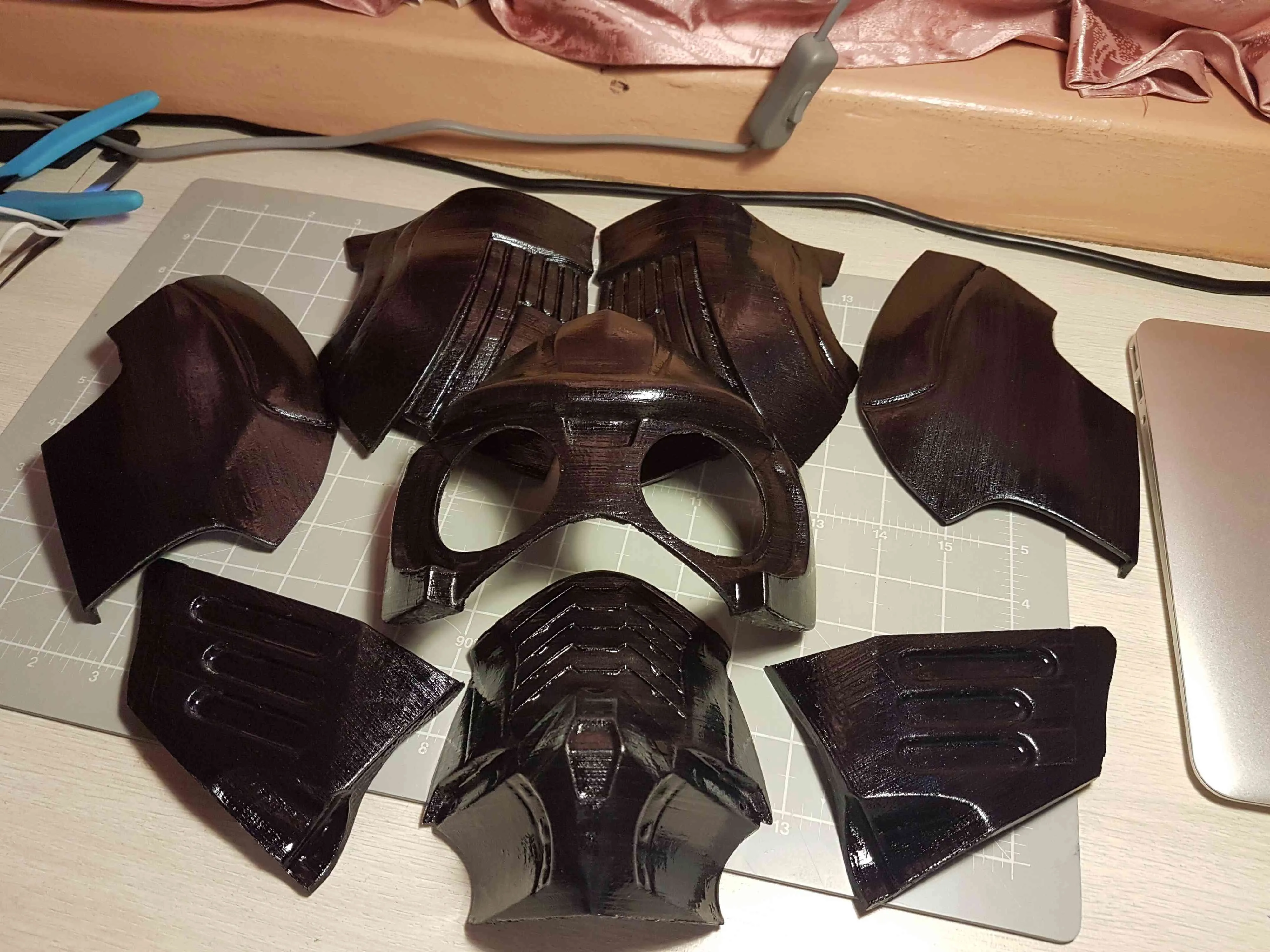 Parts after XTC-3D resin cured