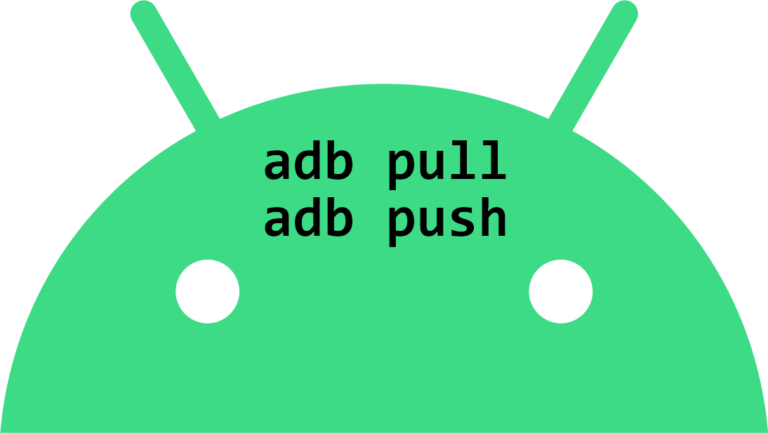 Copy files to/from an Android Device using adb